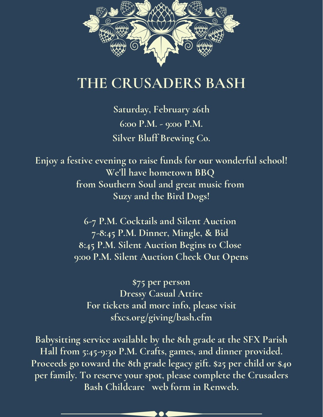 Crusaders Bash St Francis Xavier Catholic School